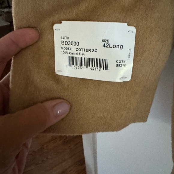 Men’s Camel Hair Sport Coat. Size 42 Long. Two button. Never Worn. EUC! - Picture 4 of 7